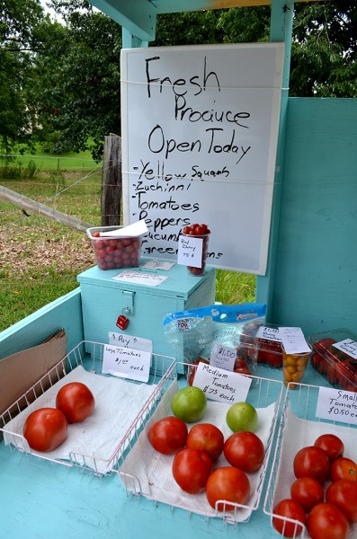 Produce stand 08-09-2014
