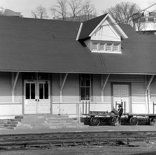 Thomas Matteson Sr - Athens Train Depot c 1968