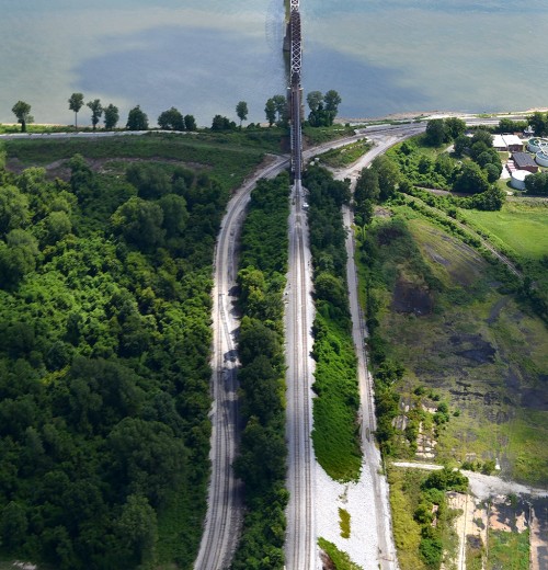 Aerials Cairo Railroad Bridge 08-13-2014