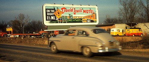 David Louis Motel Sign