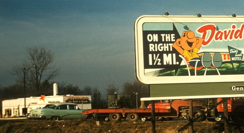 David Louis Motel Sign