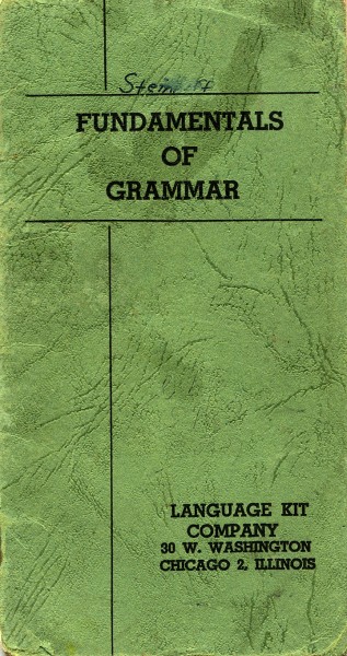 Fundementals of Grammar