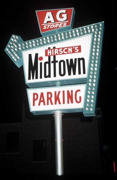 Hirsch's Midtown sign