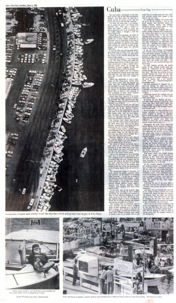 The Post's Cuban Boatlift coverage 05-06-1980