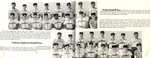 1962 Girardot baseball teams