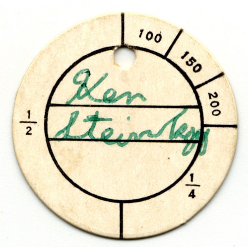 Ken Steinhoff BSA swim tag c 1963