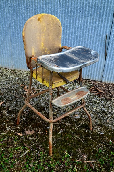 Mark Steinhoff's high chair - Dutchtown 08-17-2015