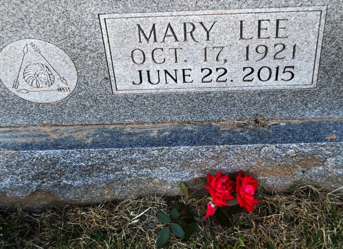 Mary Steinhoff tombstone 10-20-2015