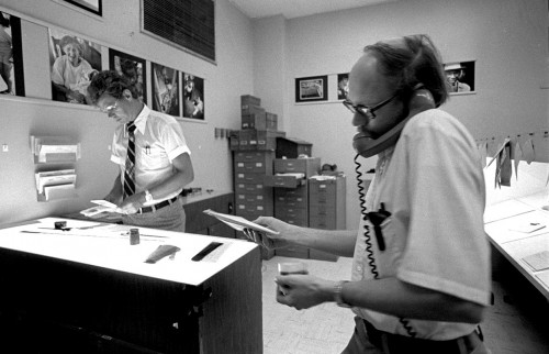 Ken Steinhoff in PBNI Photo dept 06-1970