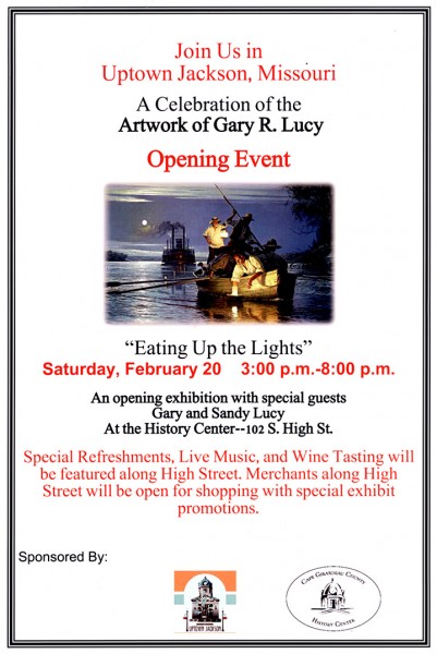 2016-02-19 Gary Lucy exhibit flyer