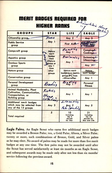 1963 Boy Scout Requirements