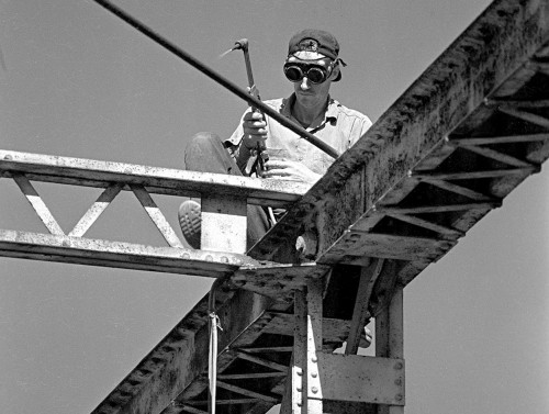 Mill Street Bridge demolition 08-25-1970