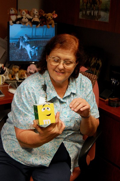 Pat Stephens in her office at PBNI 08-29-2008